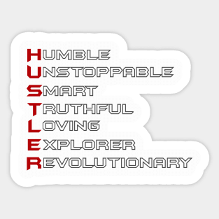 Hustler Collection Sticker